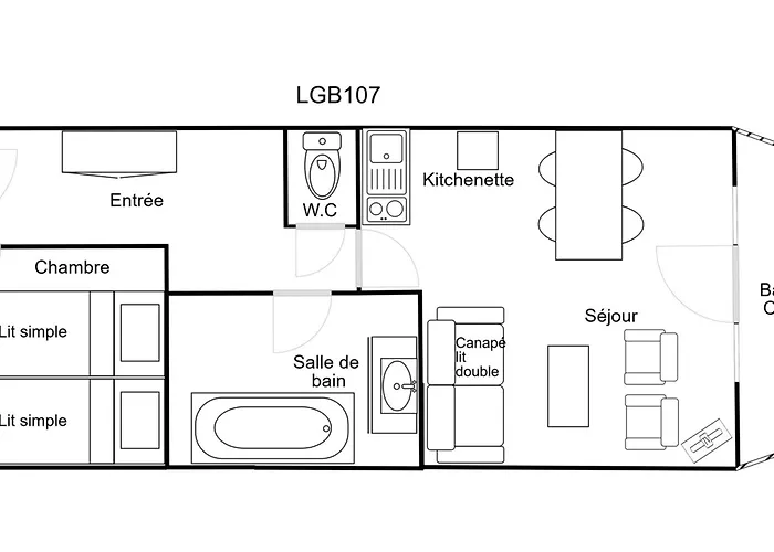 2 Pieces Confortable, Skis Aux Pieds, Proche Commerces - Fr-1-182a-36 *